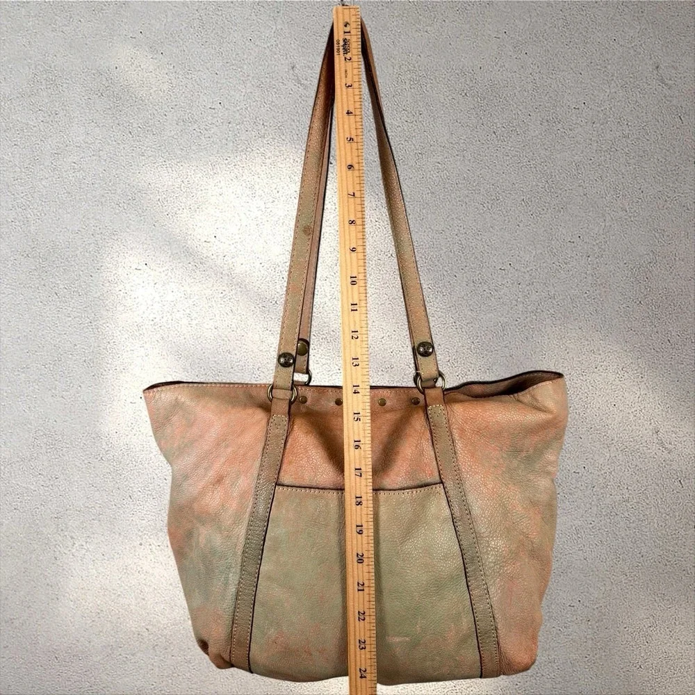 Patricia Nash‎ Large Leather Benvenuto Boho Western Distressed Boho Tote Bag